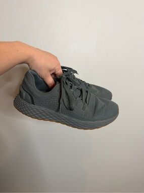 NOBULL Ripstop Runner Sneakers Gray Gum Sole Men’s 6 Women’s 7.5 Training Shoes